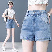 Κοντό γυναικείο τζιν απλό μοντέλο