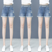 Uus mudel naiste teksapüksid elastse vöökohaga