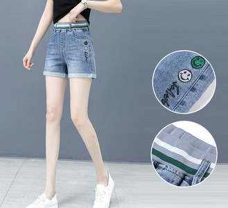 Uus mudel naiste teksapüksid elastse vöökohaga