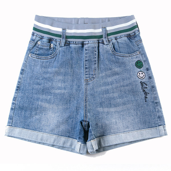 Uus mudel naiste teksapüksid elastse vöökohaga