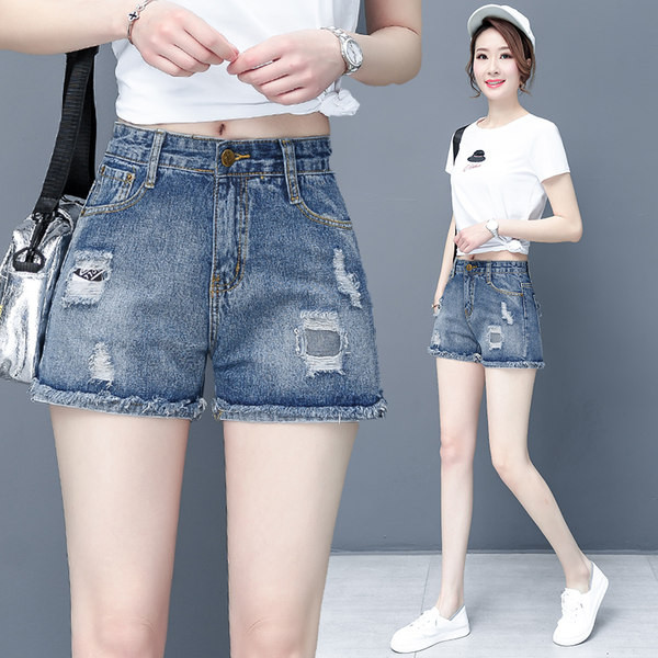 Rebenenud mustriga naiste lühikesed püksid