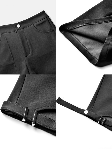 Γυναικείο σορτς με ψηλή μέση και κούμπωμα με κουμπιά