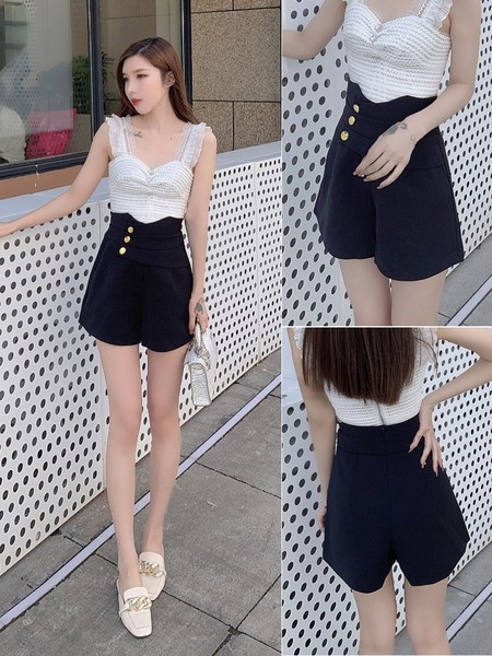 Παντελόνι νέο μοντέλο με κουμπιά και ψηλόμεσο