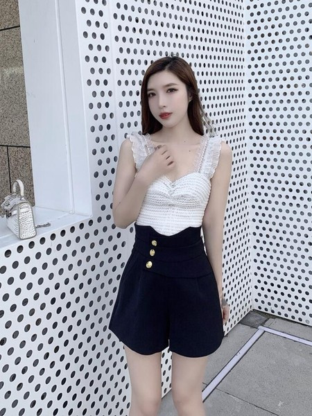 Παντελόνι νέο μοντέλο με κουμπιά και ψηλόμεσο