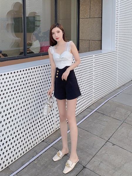 Παντελόνι νέο μοντέλο με κουμπιά και ψηλόμεσο