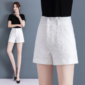 Къси дамски панталони с висока талия - два цвята