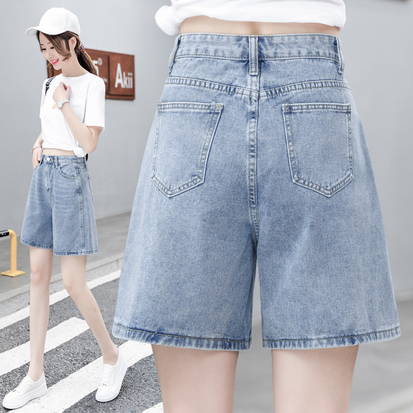 Ženske traper kratke hlače s visokim strukom