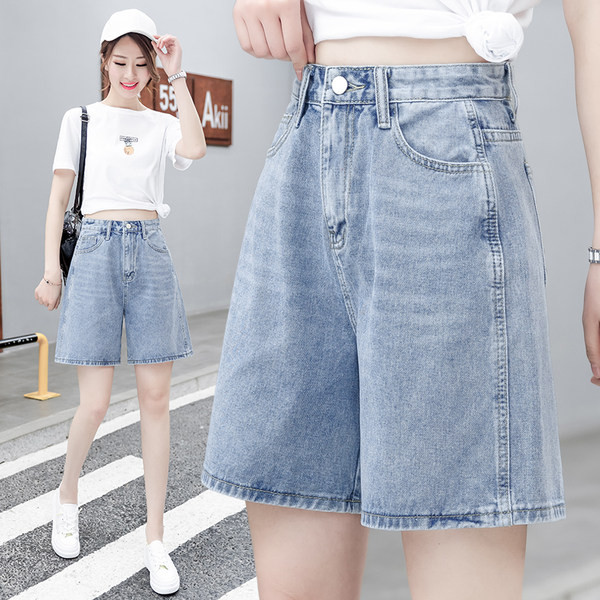 Ženske traper kratke hlače s visokim strukom