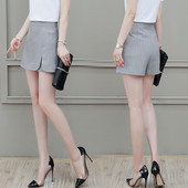 Κοντή κομψή φούστα-παντελόνι με ψηλή μέση