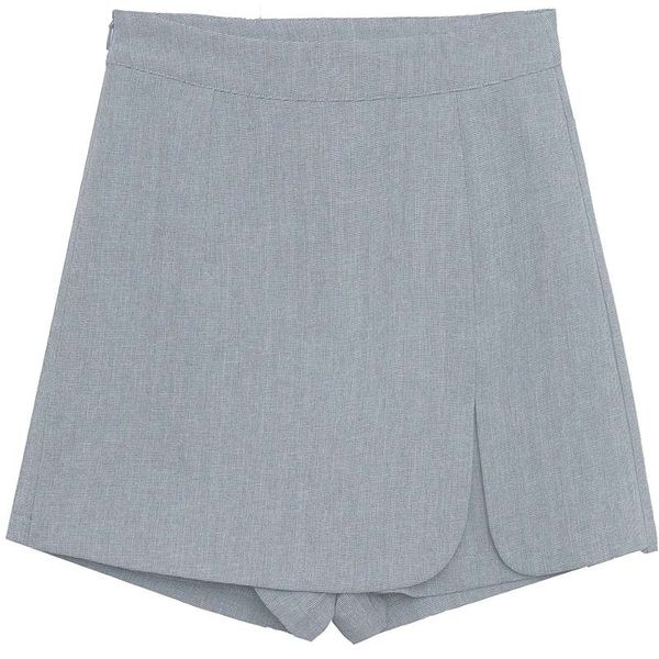 Κοντή κομψή φούστα-παντελόνι με ψηλή μέση