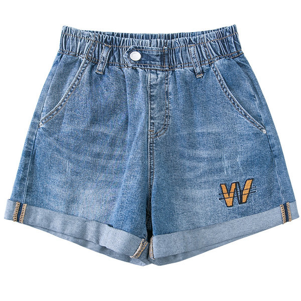 Ležerne traperice s elastičnim strukom i vezom