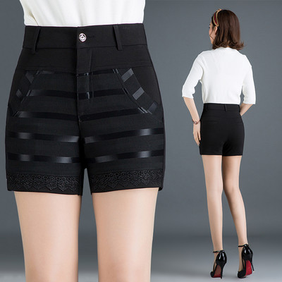 Γυναικείο ελαστικό σορτς με ψηλή μέση