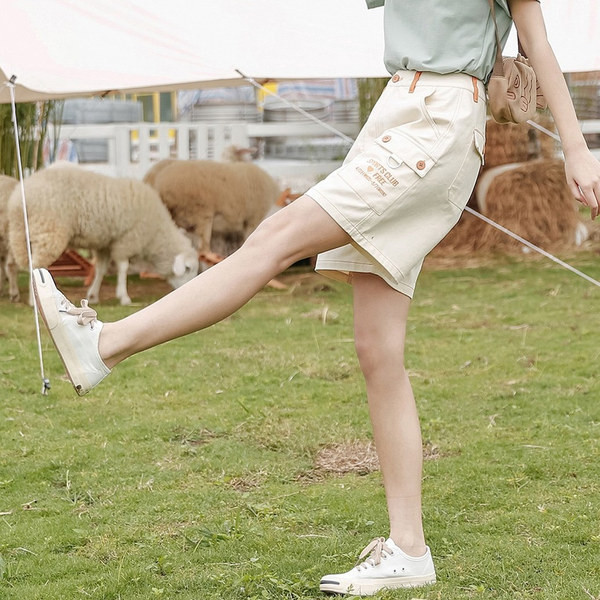 Ležerne cargo hlače 3/4 dužine