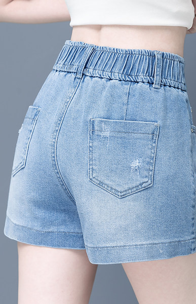 Tikitud aplikatsiooniga naiste teksapüksid