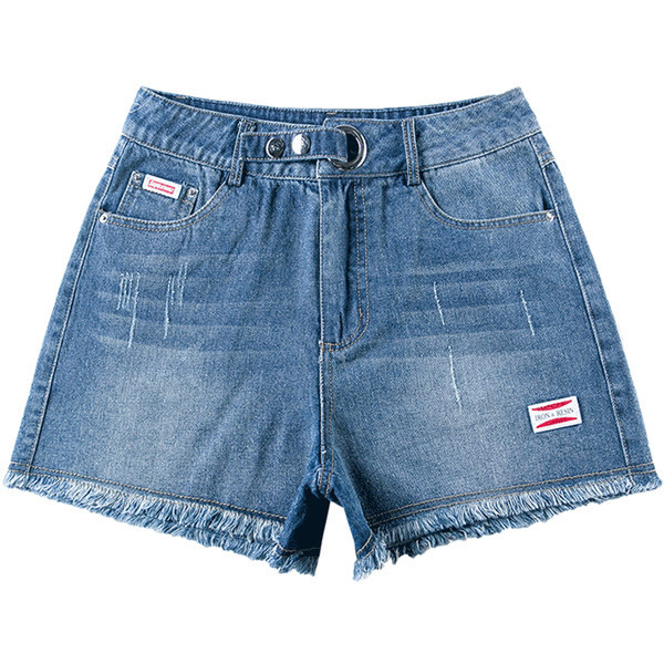 Νέο μοντέλο γυναικείου τζιν σορτς σε μπλε χρώμα