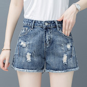 Νέο μοντέλο τζιν σορτς με σκισμένα μοτίβα για γυναίκες