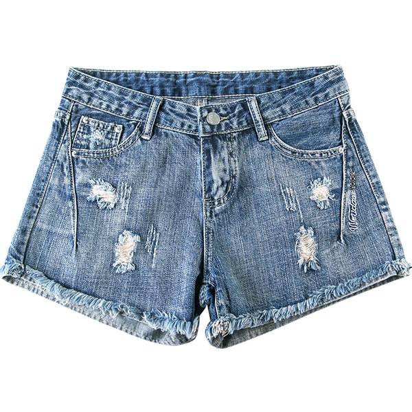 Νέο μοντέλο τζιν σορτς με σκισμένα μοτίβα για γυναίκες