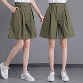 Ženske kratke hlače s visokim strukom ravni model