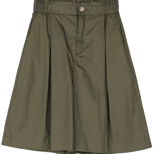 Ženske kratke hlače s visokim strukom ravni model