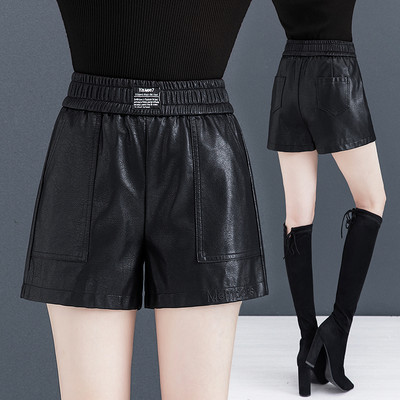 Kožne hlače s elastičnim strukom