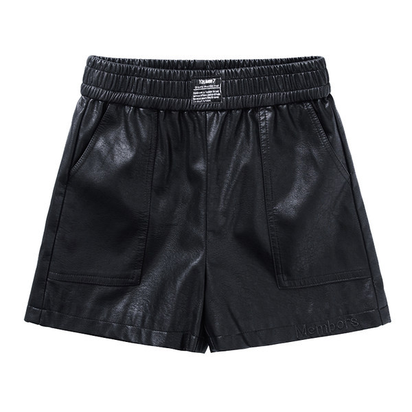 Kožne hlače s elastičnim strukom