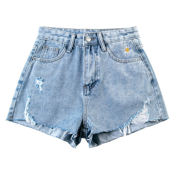 Rebenenud motiividega naiste teksapükste uus mudel