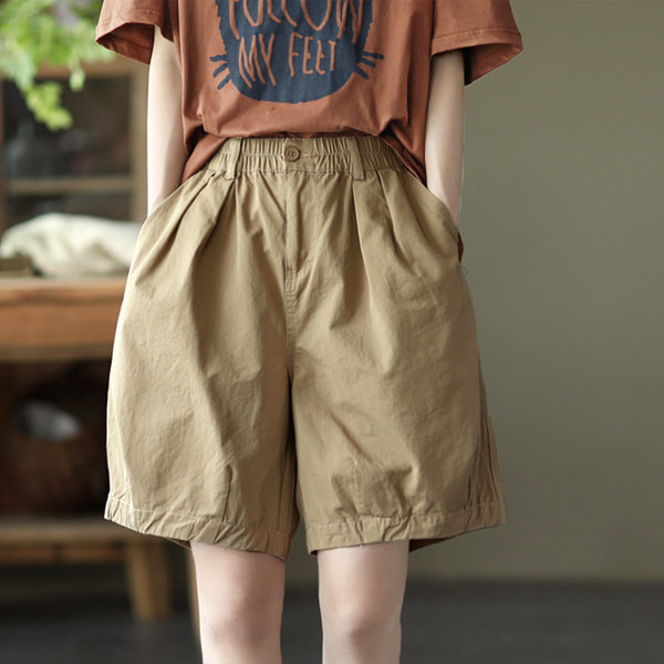 Ежедневни дамски широки панталони с джобове-три цвята