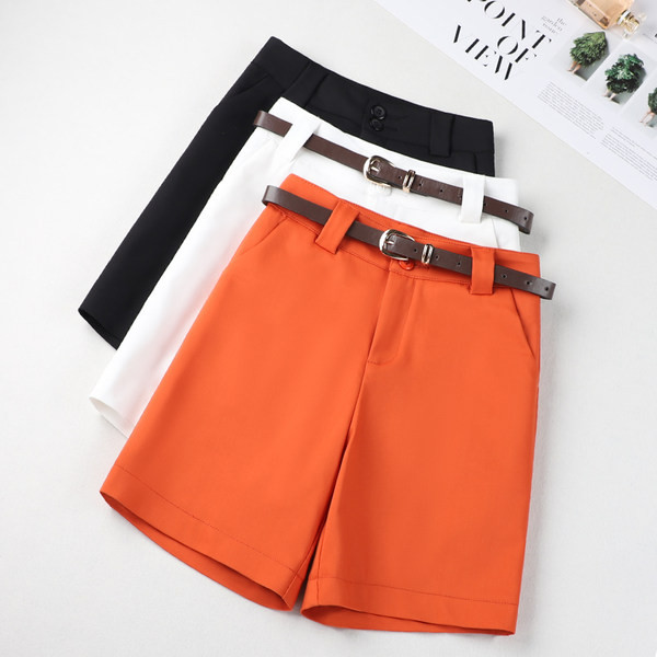 Novi model ženskih kratkih hlača sa remenom u više boja