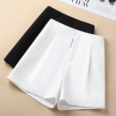 Naiste lühikesed püksid kõrge vöökohaga tavaline mudel