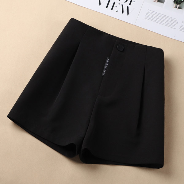 Naiste lühikesed püksid kõrge vöökohaga tavaline mudel