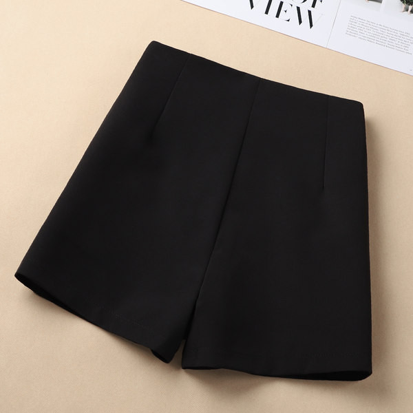 Naiste lühikesed püksid kõrge vöökohaga tavaline mudel