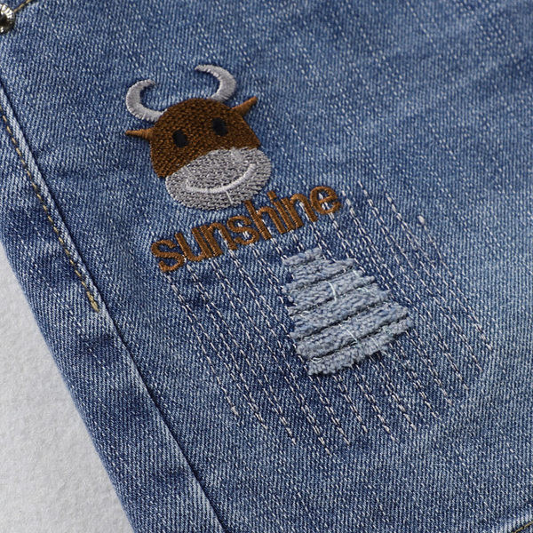 Naistele kõrge vöökohaga tekstiga teksapüksid