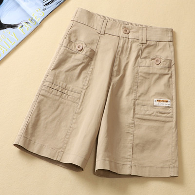 Γυναικείο παντελόνι casual με μήκος 3/4 και τσέπες