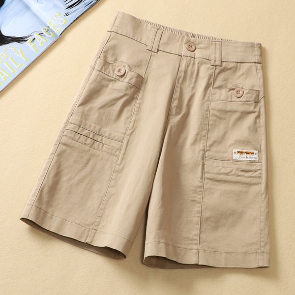 Γυναικείο παντελόνι casual με μήκος 3/4 και τσέπες