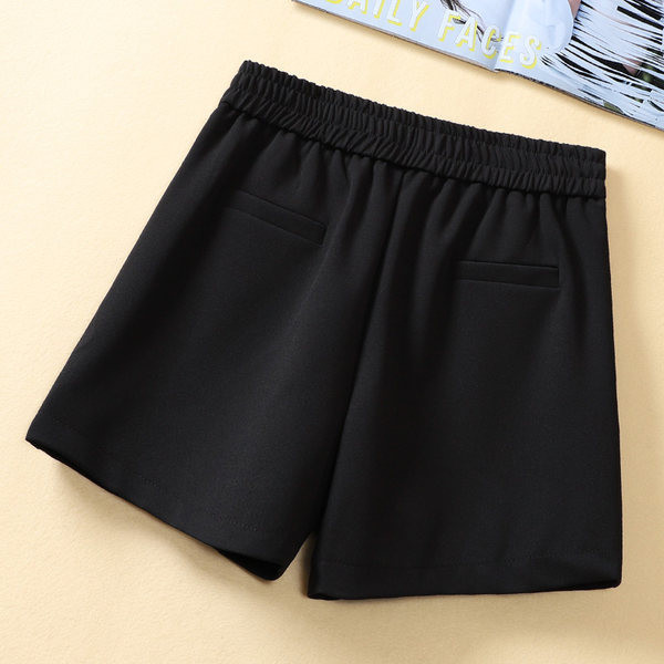 Casual φαρδύ σορτς με κέντημα