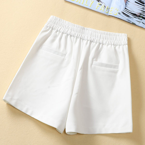 Casual φαρδύ σορτς με κέντημα