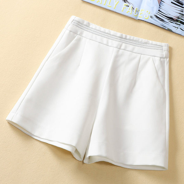 Casual φαρδύ σορτς με κέντημα