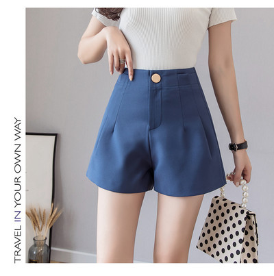 Ženske kratke hlače s visokim strukom - tri boje