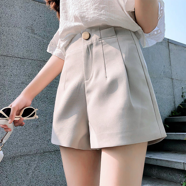 Ženske kratke hlače s visokim strukom - tri boje