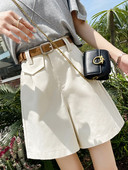 Kolmes värvitoonis vööga naistepüksid