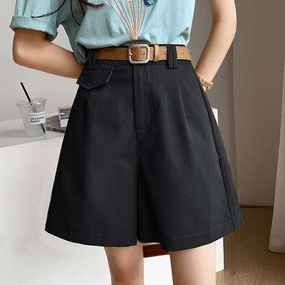 Kolmes värvitoonis vööga naistepüksid