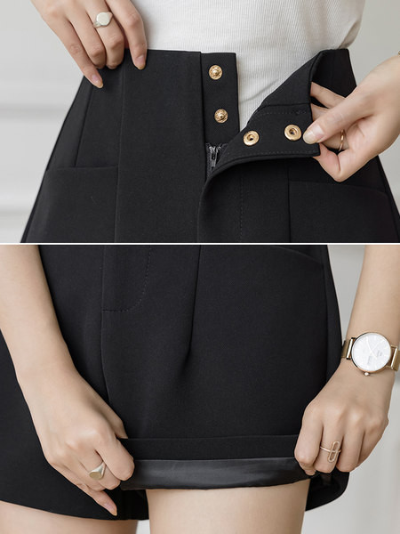 Moodsad kõrge vöökohaga naiste lühikesed püksid