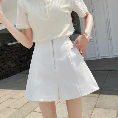 Φαρδύ γυναικείο παντελόνι με φερμουάρ