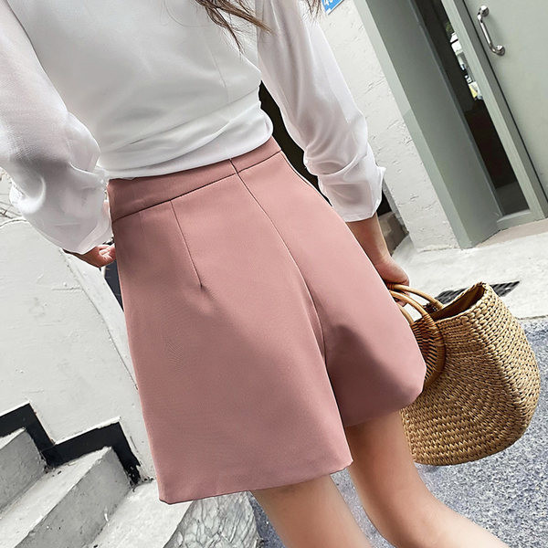 Uue mudeli kõrge vöökohaga suvepüksid