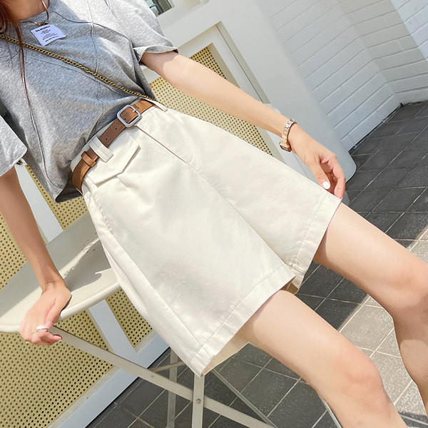 Γυναικείο φαρδύ παντελόνι με ζώνη