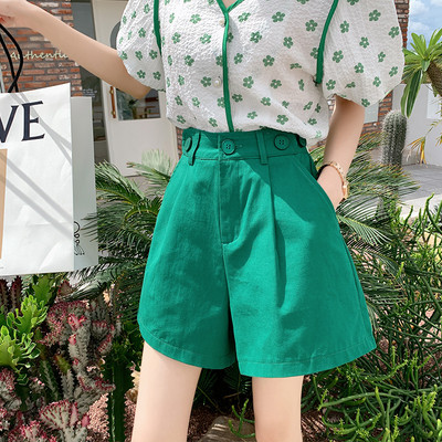 Casual φαρδύ παντελόνι για γυναίκες με κουμπιά