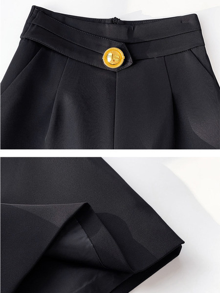 Μοντέρνο παντελόνι με κουμπί