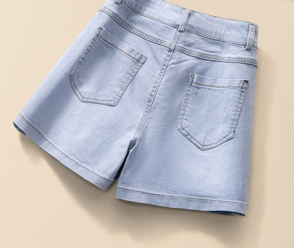 Μοντέρνα γυναικεία τζιν φούστα-παντελόνι