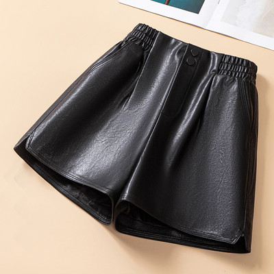 Έκο δερμάτινο παντελόνι με ελαστική μέση