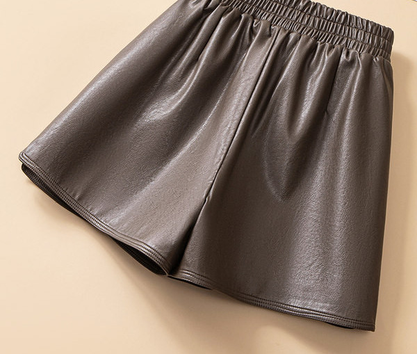 Έκο δερμάτινο παντελόνι με ελαστική μέση